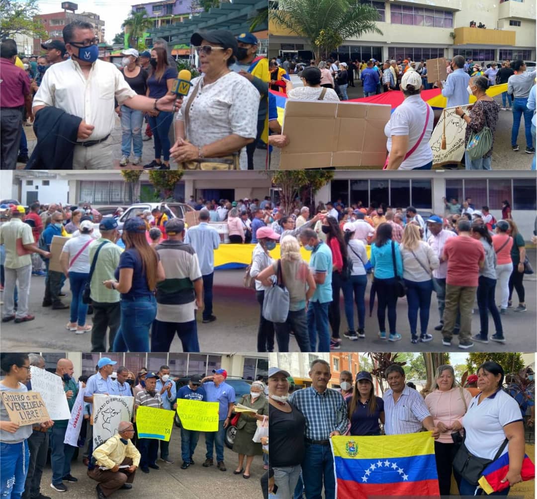 Protesta de los Jubilados y Pensionados en el estado Monagas