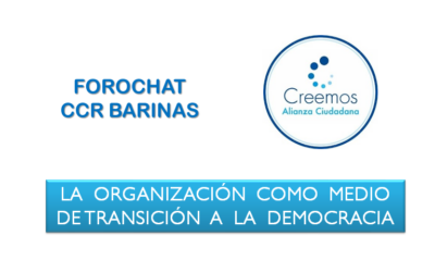 CAC Barinas analiza la Organización com medio de transición a la Democracia