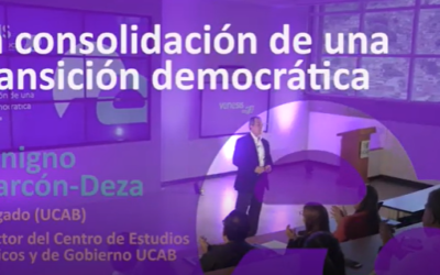 Conferencia: La consolidación de una transición democrática, con Benigno Alarcón